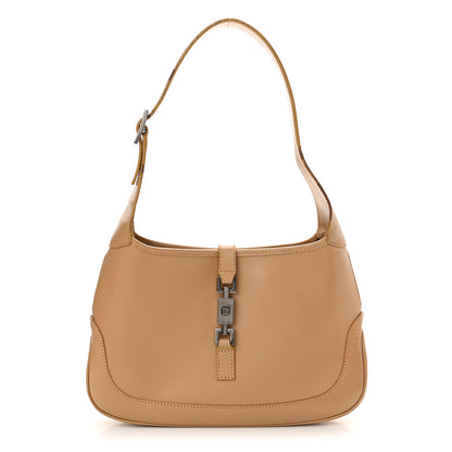 Gucci Calfskin Small Jackie O Hobo Beige 1 of 16