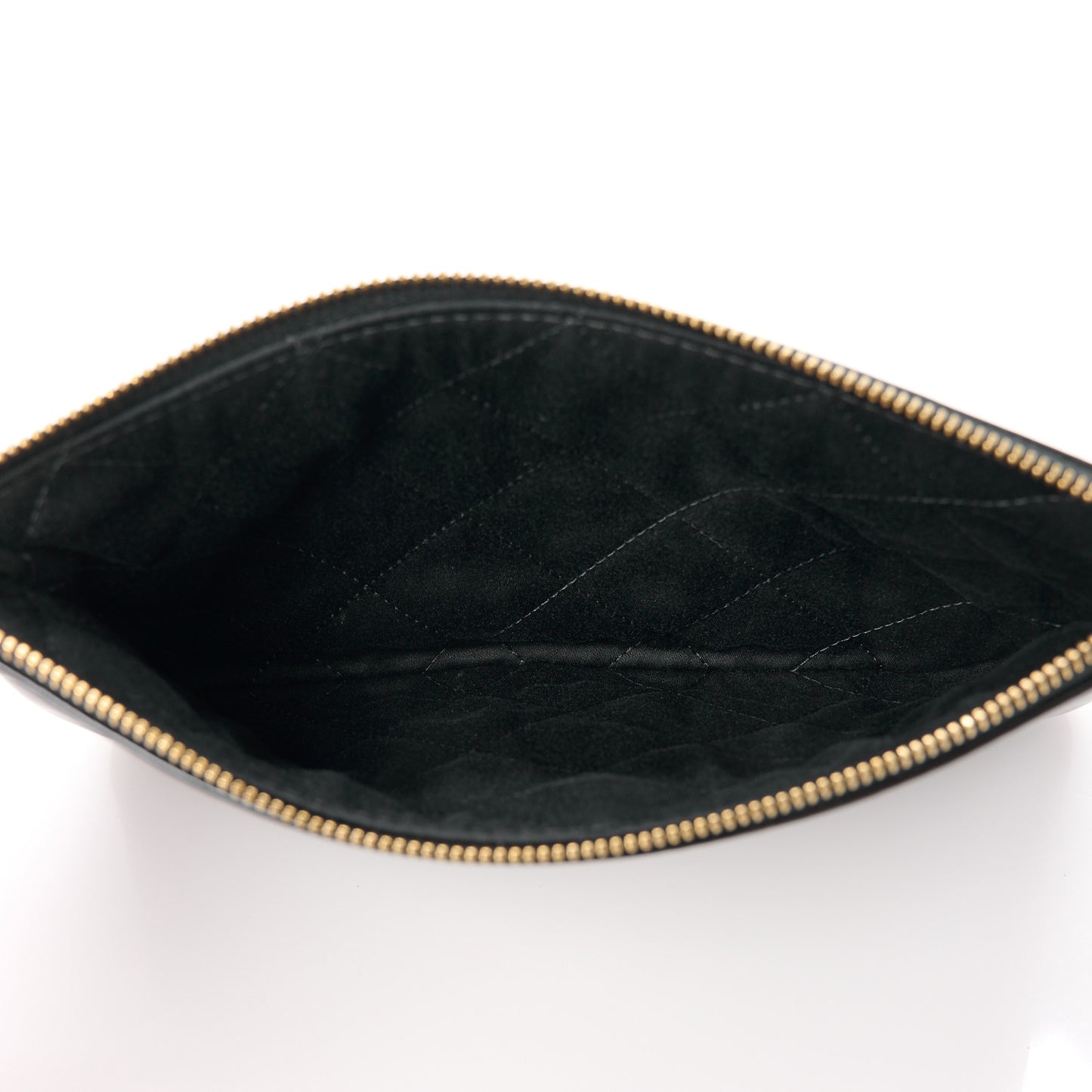 Shiny Calfskin 22 Removable Pouch Black