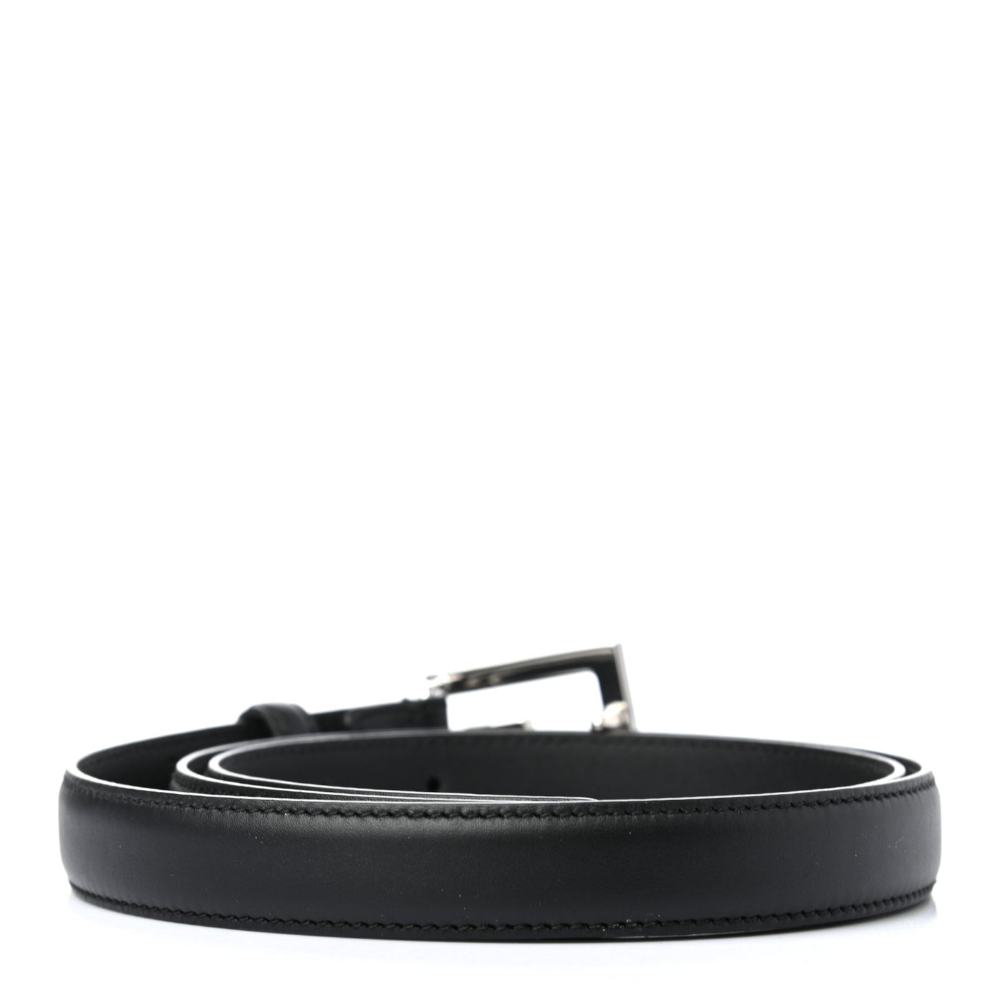 Moon Calfskin Crystal Square G Madelyn 20mm Belt 90 36 Black
