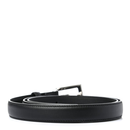 Gucci Moon Calfskin Crystal Square G Madelyn 20mm Belt 90 36 Black 2 of 4