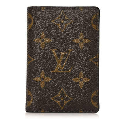 Louis Vuitton Monogram Pocket Organizer Card Holder NM 1 of 8
