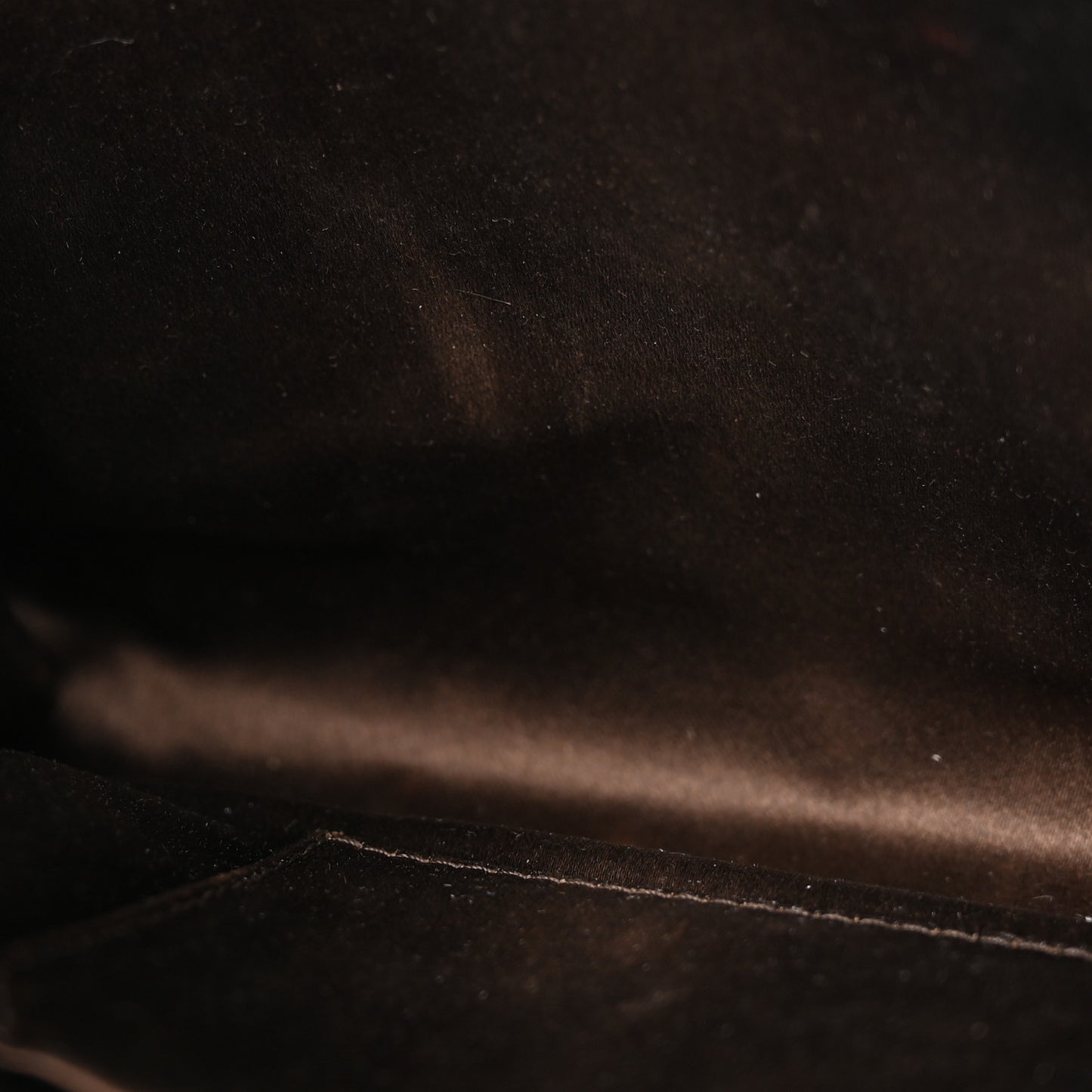 Textured Patent Calfskin Monogram Large Belle De Jour Clutch Brown