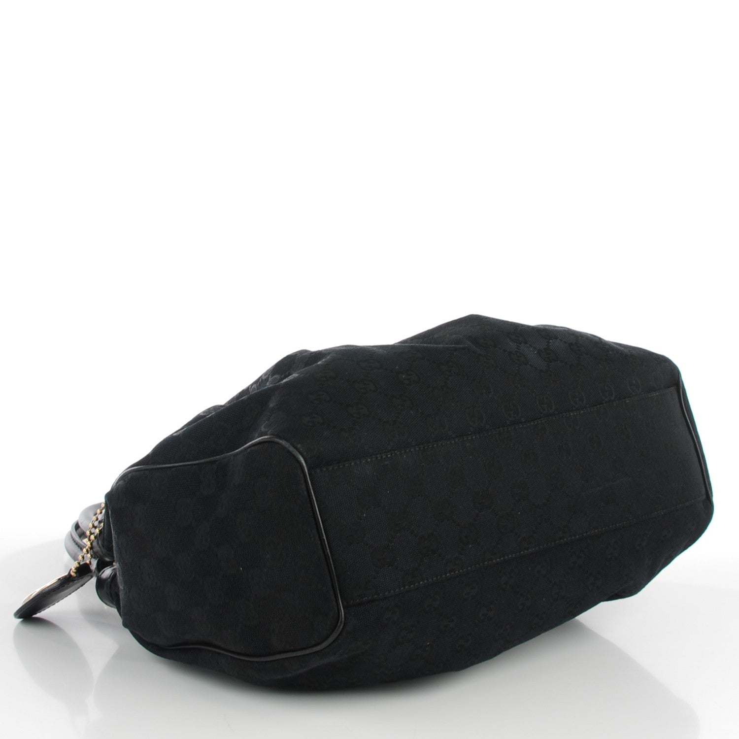 Gucci Monogram Medium Sukey Tote Black 4 of 11