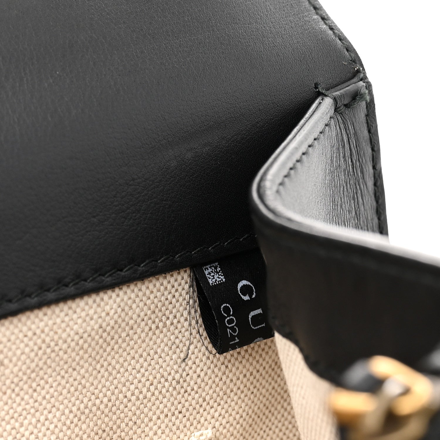 Gucci Calfskin Bamboo Web Large Dionysus Top Handle Bag Black