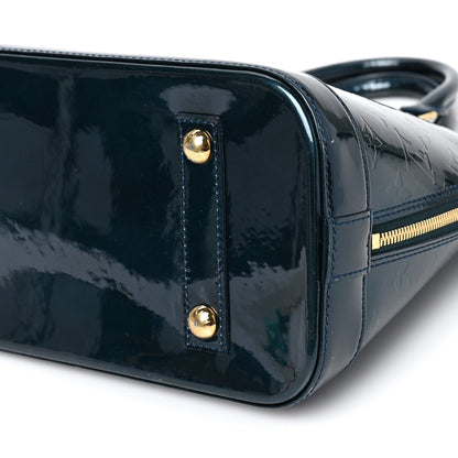 Louis Vuitton Vernis Alma PM Blue Nuit 7 of 7