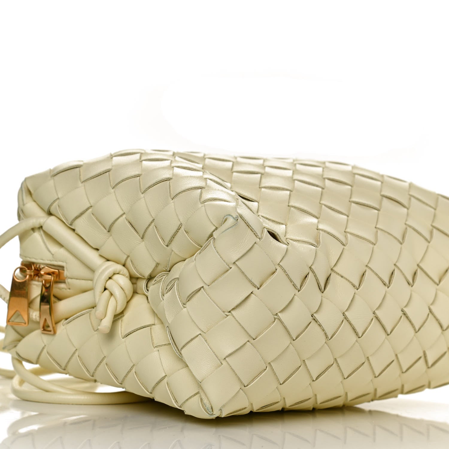 Bottega Veneta Nappa Intrecciato Small Loop Camera Bag Lemon Washed 7 of 10