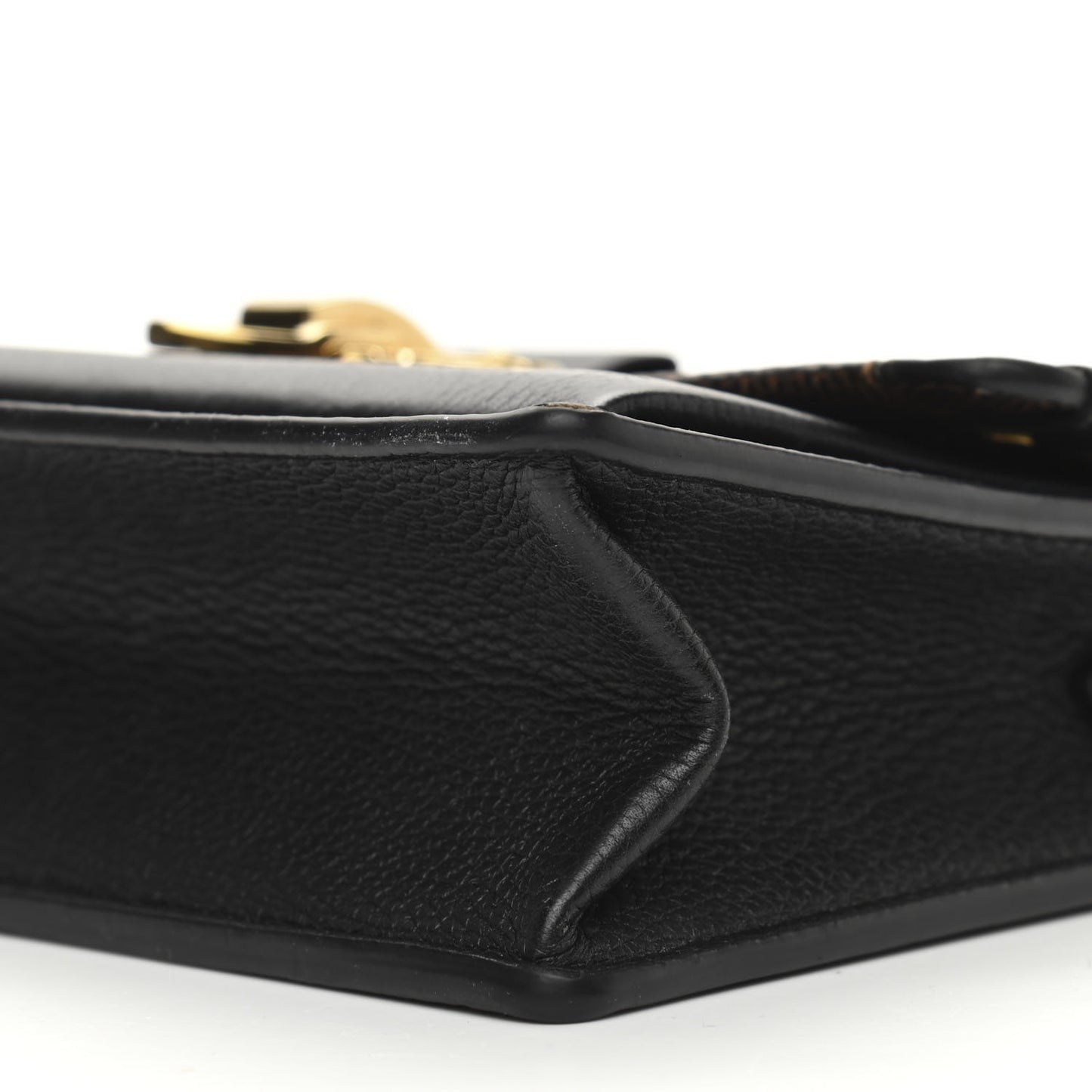 Damier Ebene Vavin Chain Wallet Black