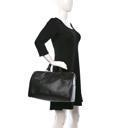 Louis Vuitton Epi Speedy 30 Black 2 of 8
