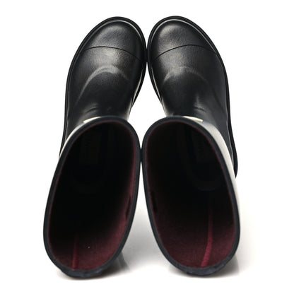 Chanel Caoutchouk CC High Boots 36 Black 2 of 10