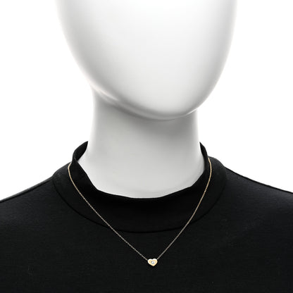 Tiffany 18K Yellow Gold Diamond Paloma Picasso Modern Heart Pendant Necklace 2 of 4