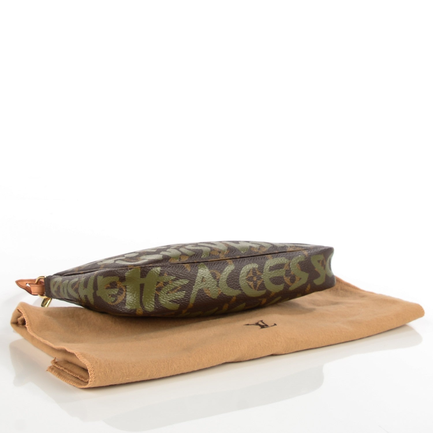 Louis Vuitton Monogram Graffiti Pochette Accessories Kaki 4 of 7