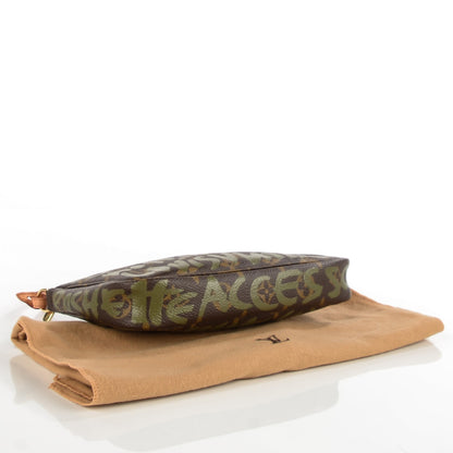Louis Vuitton Monogram Graffiti Pochette Accessories Kaki 4 of 7