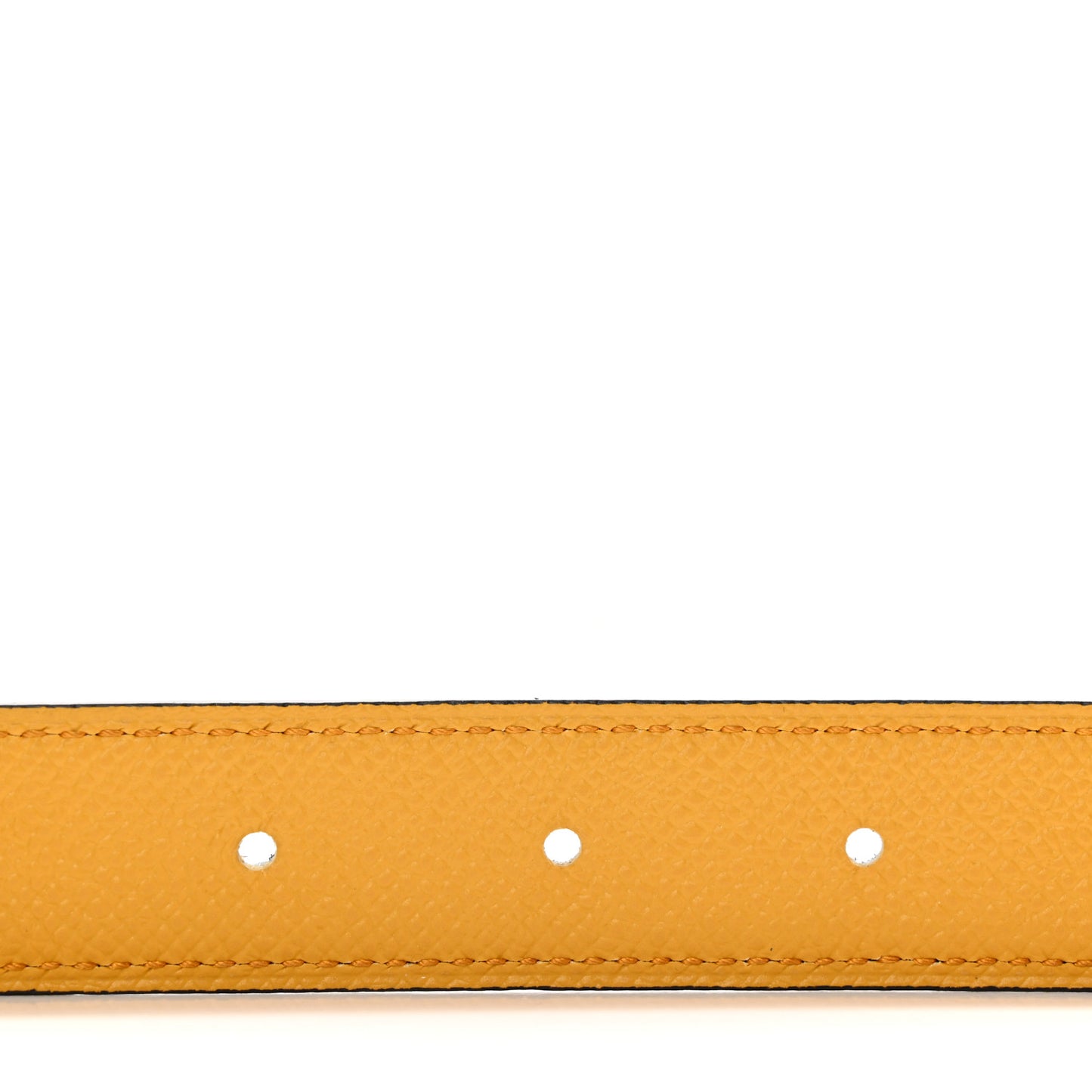 Swift Epsom 24mm H Cursives Belt 80 32 Jaune Ambre Bleu Saphir