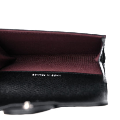 Chanel Caviar Quilted Flap Card Holder Wallet Black 5 of 12