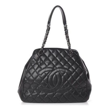 Chanel Caviar Quilted Framed Bowling Bag Black 1 of 12