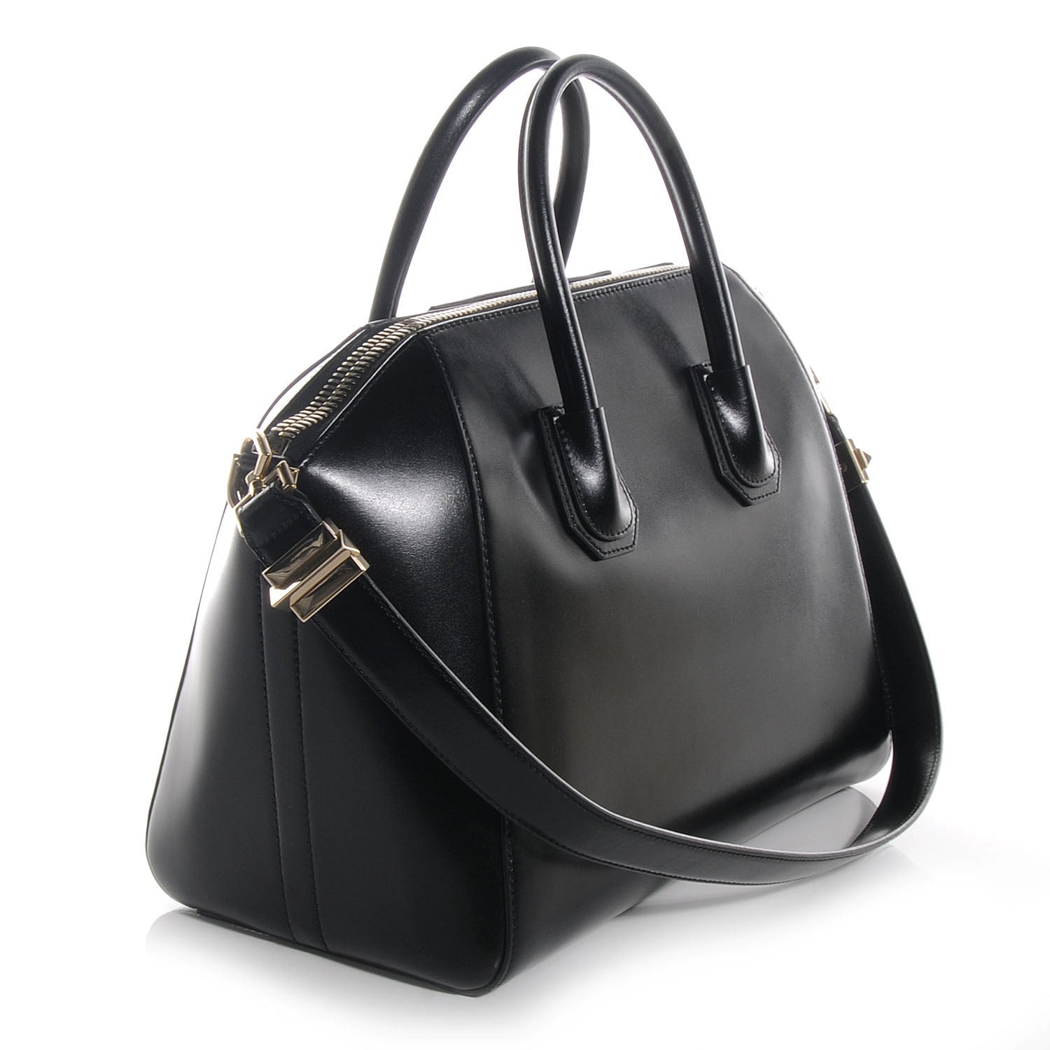 Givenchy Shiny Lord Calfskin Medium Antigona Black 3 of 7