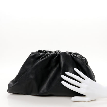 Bottega Veneta Smooth Butter Calf The Pouch Oversized Clutch Black 2 of 11