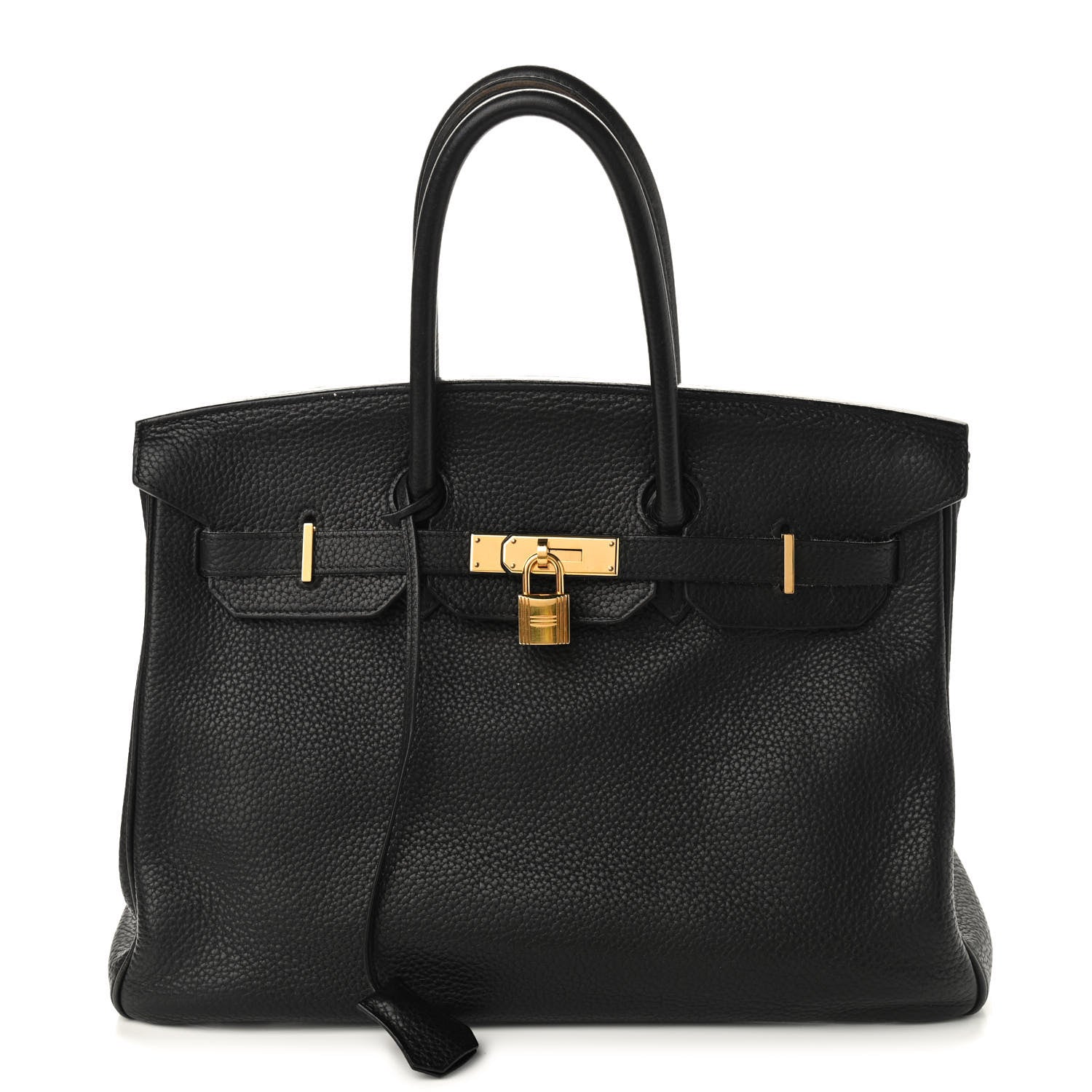 Hermes Taurillon Clemence Birkin 35 Black 1 of 19