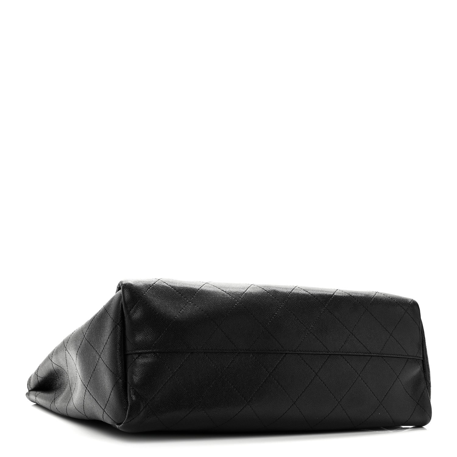 Chanel Caviar Stitched Large Lady Coco Shopping Tote Black 4 of 10