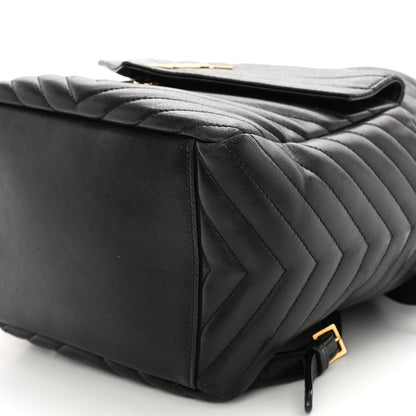 Saint Laurent Lambskin Matelasse Monogram Joe Backpack Black 10 of 12