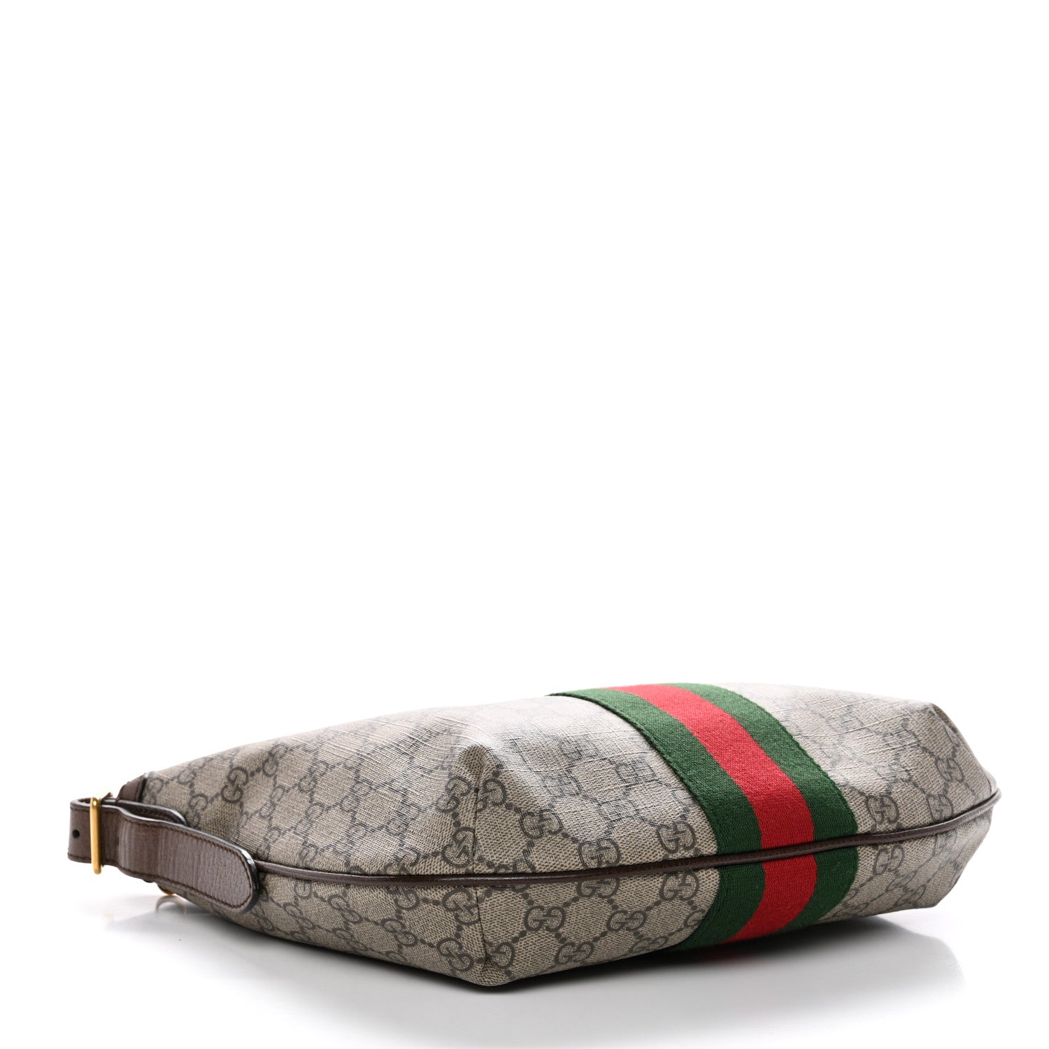 Gucci GG Supreme Monogram Web Small Ophidia Half Moon Hobo Brown 4 of 12