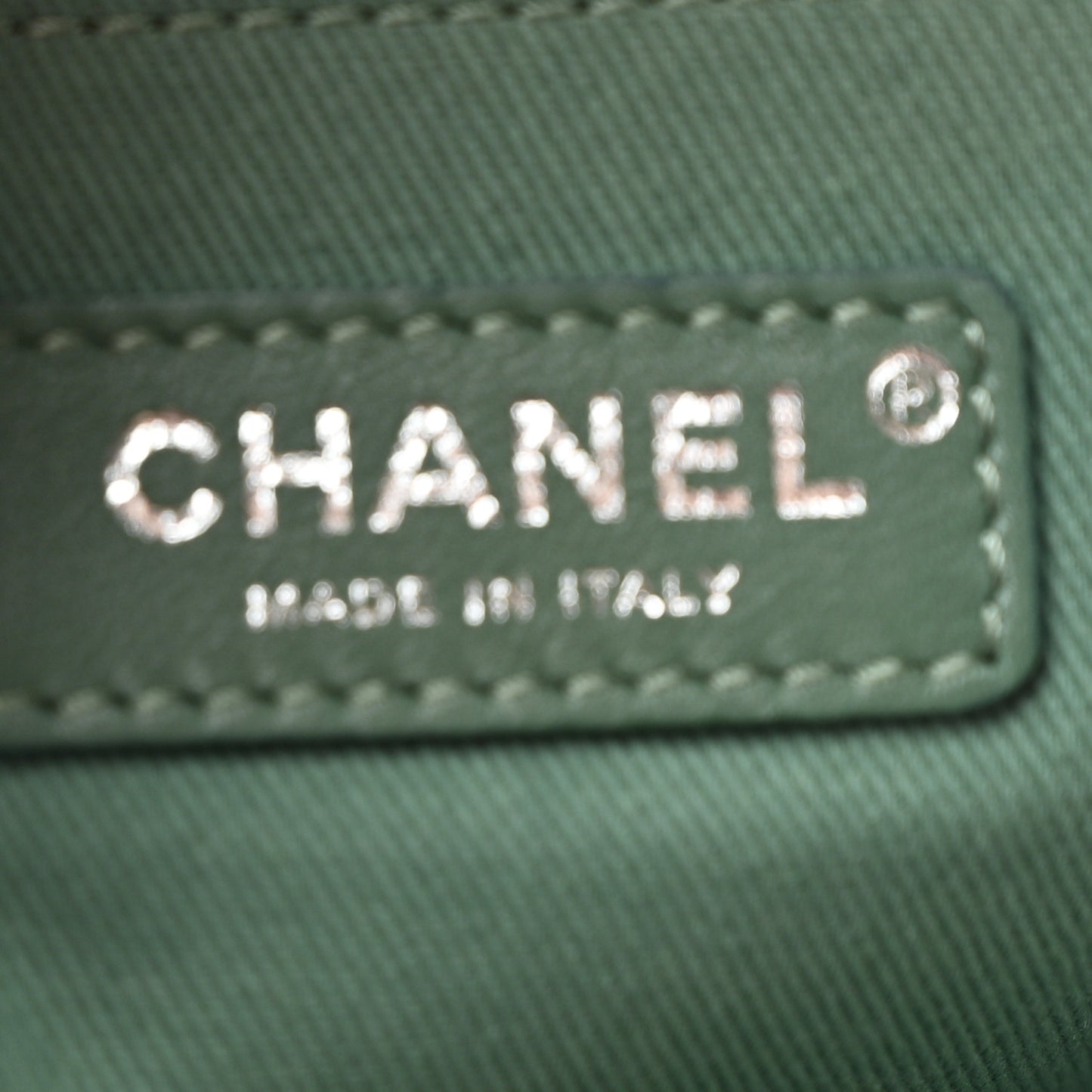 Canvas Small Deauville Tote Green