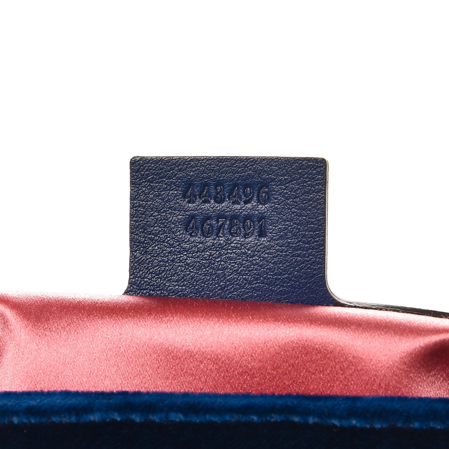 Gucci Velvet Matelasse Medium GG Marmont Shoulder Bag Cobalt Blue 7 of 9