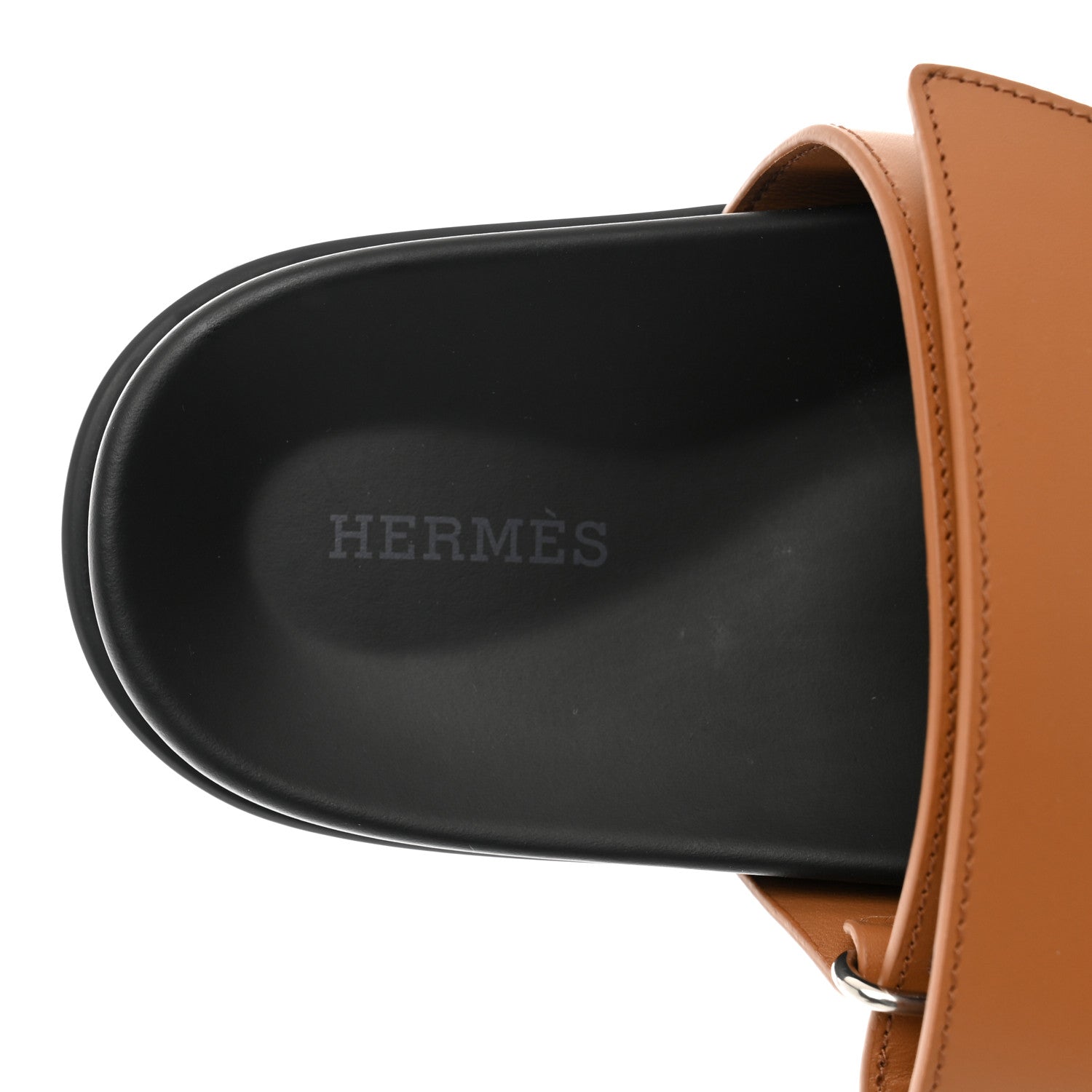 Hermes Calfskin Womens Chypre Sandals 39 Natural 8 of 10