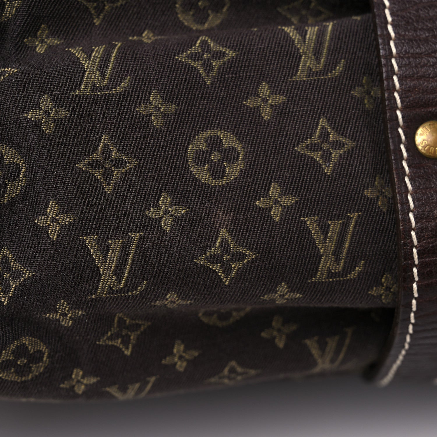 Louis Vuitton Monogram Mini Lin Saumur Ebene 10 of 11