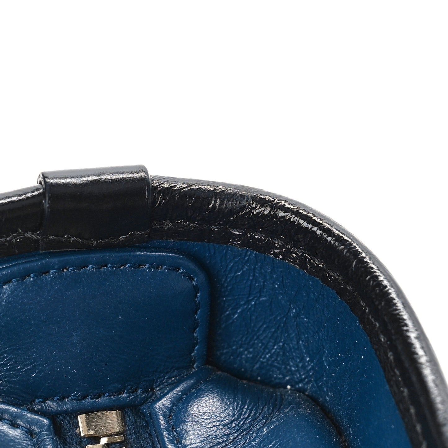 Aged Calfskin Quilted Medium Gabrielle Hobo Navy Black