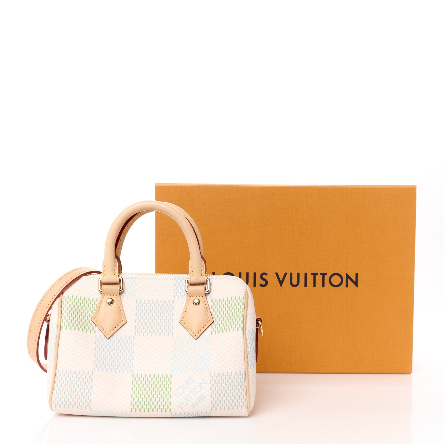 Louis Vuitton Damier Giant Speedy Bandouliere 20 Pistachio 10 of 10