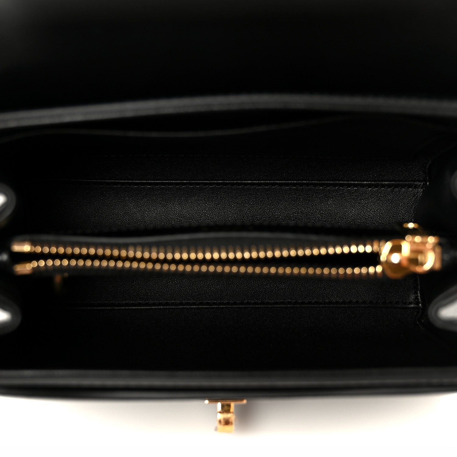 Celine Satinated Calfskin Mini 16 Top Handle Bag Black 5 of 10