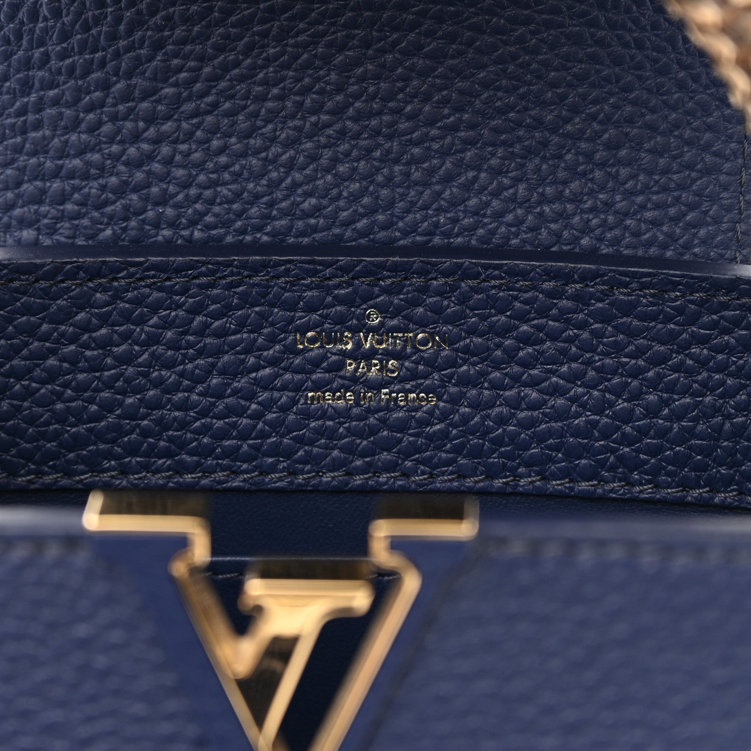 Louis Vuitton Taurillon Snakeskin Mini Capucines Indigo 6 of 12