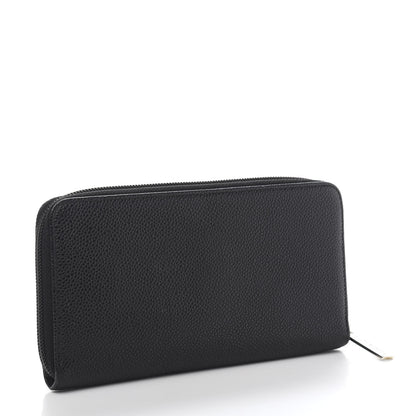 Chanel Caviar Large Timeless CC Zip Around Wallet Black 3 of 10