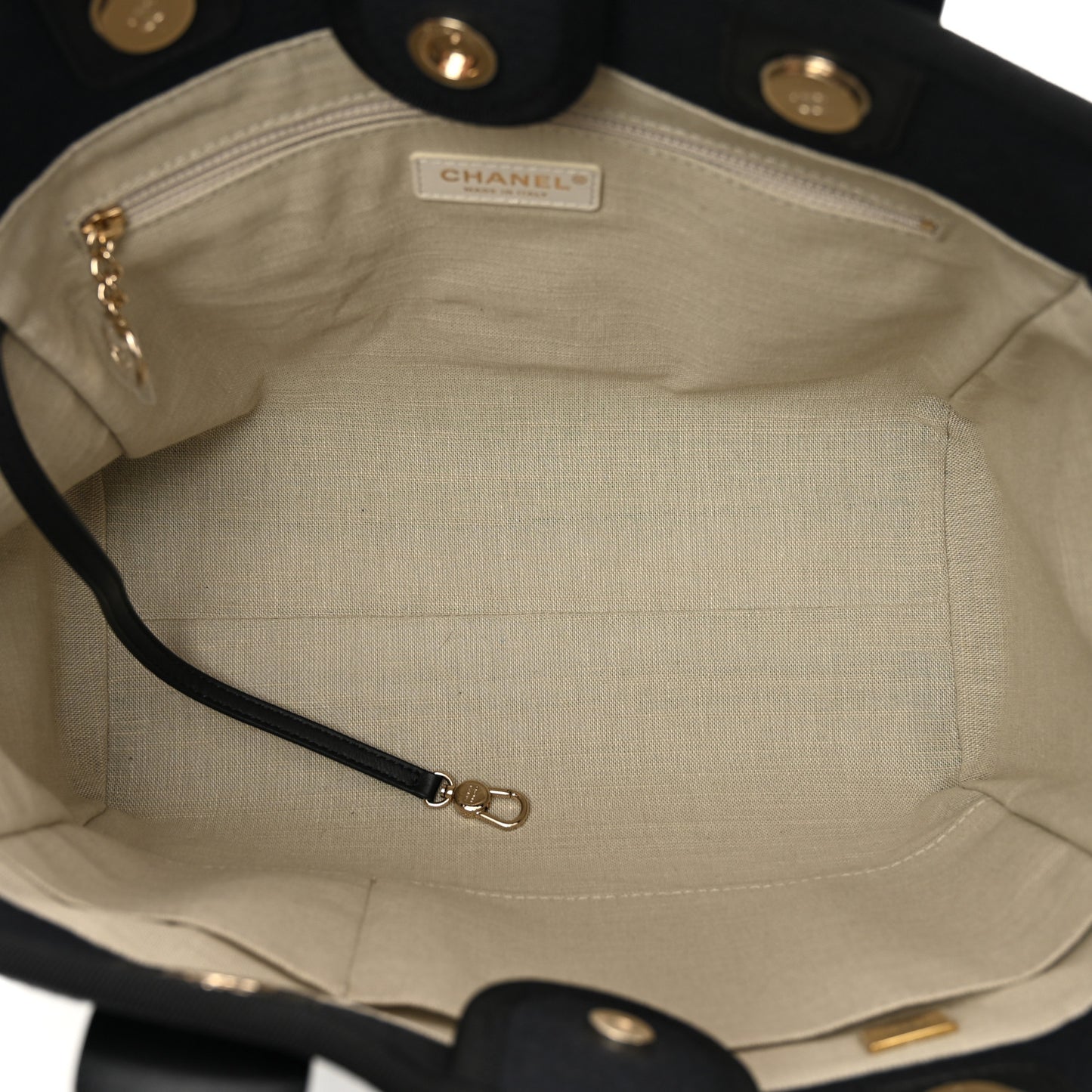 Mixed Fibers Small Deauville Tote Black