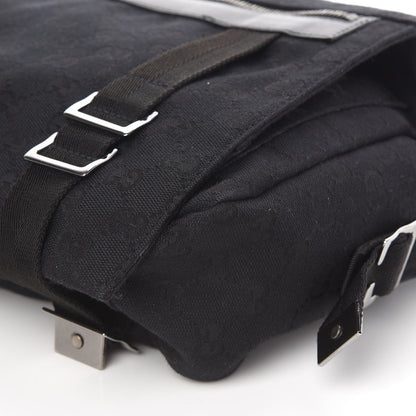 Gucci Monogram Messenger Bag Black 8 of 10
