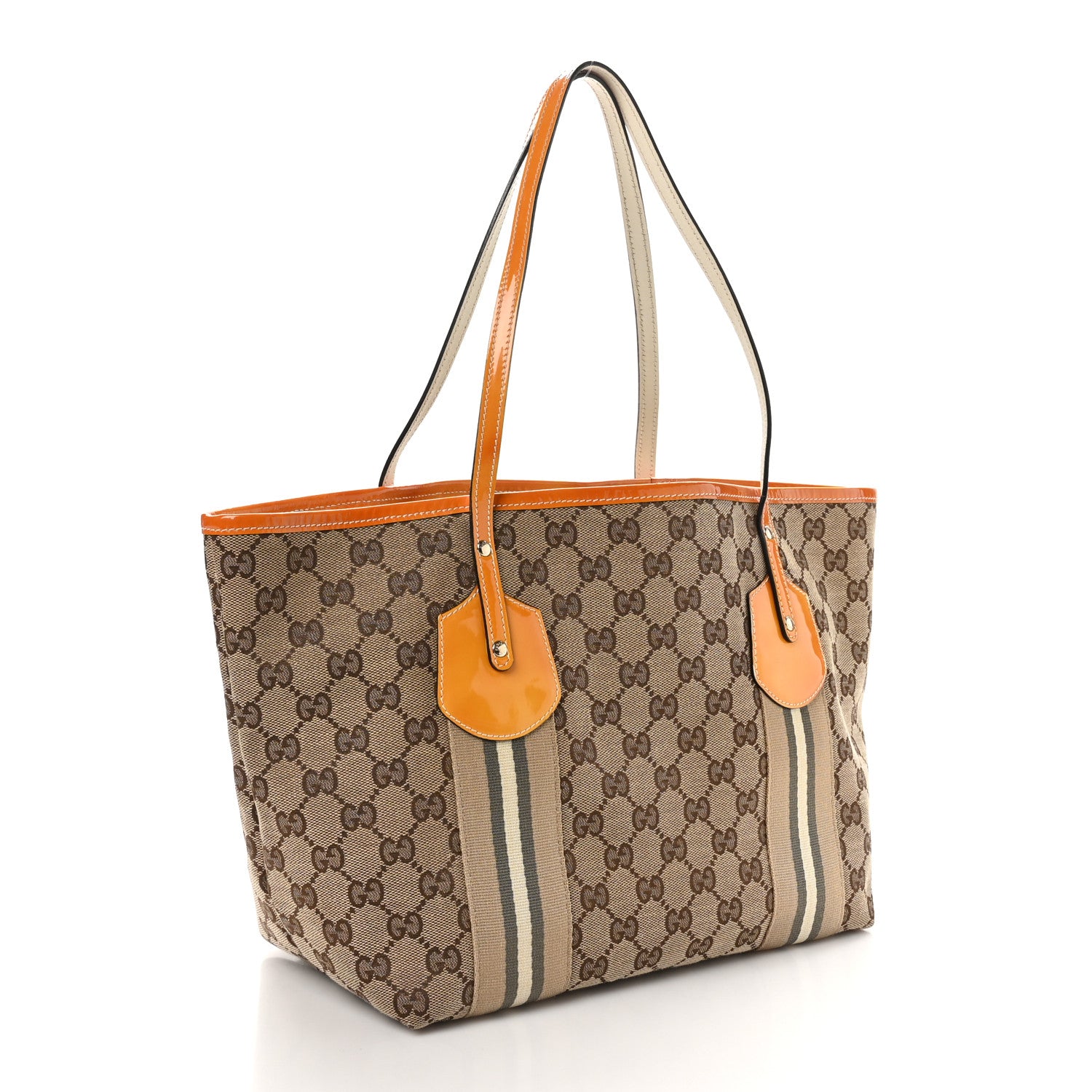 Gucci Monogram Web Medium Jolie Tote Yellow 3 of 10
