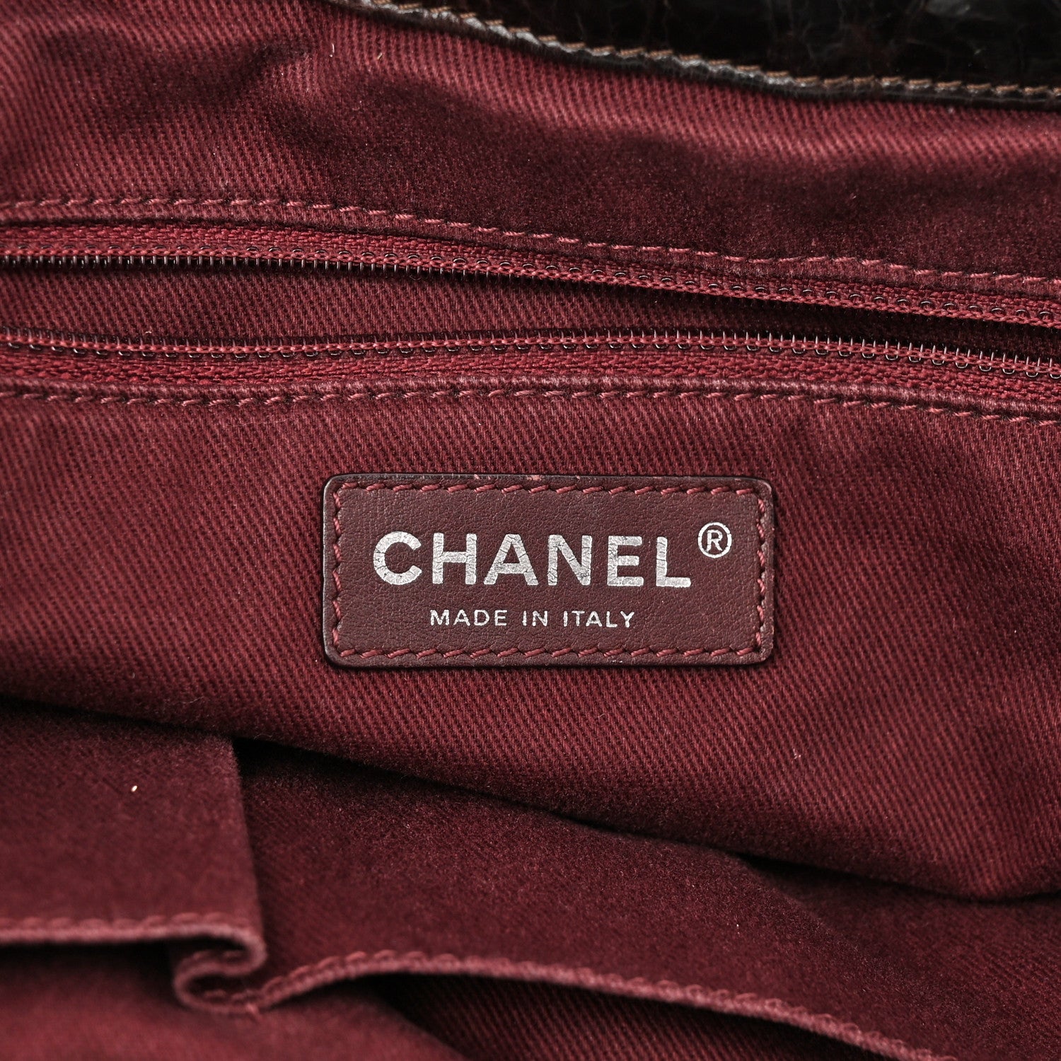 Chanel Iridescent Calfskin Quilted Large In The Mix Tote Dark Brown 6 of 12