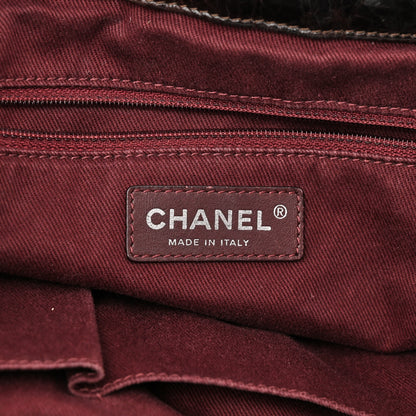 Chanel Iridescent Calfskin Quilted Large In The Mix Tote Dark Brown 6 of 12