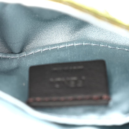 Fendi Sequin Paillettes Shiny Nappa Sex and the City Nano Maxi Buckle Baguette Charm Avocado 5 of 7