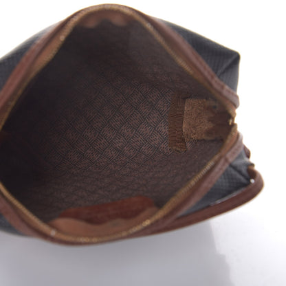 Bottega Veneta Rubberized Canvas Crossbody Black Brown 6 of 11