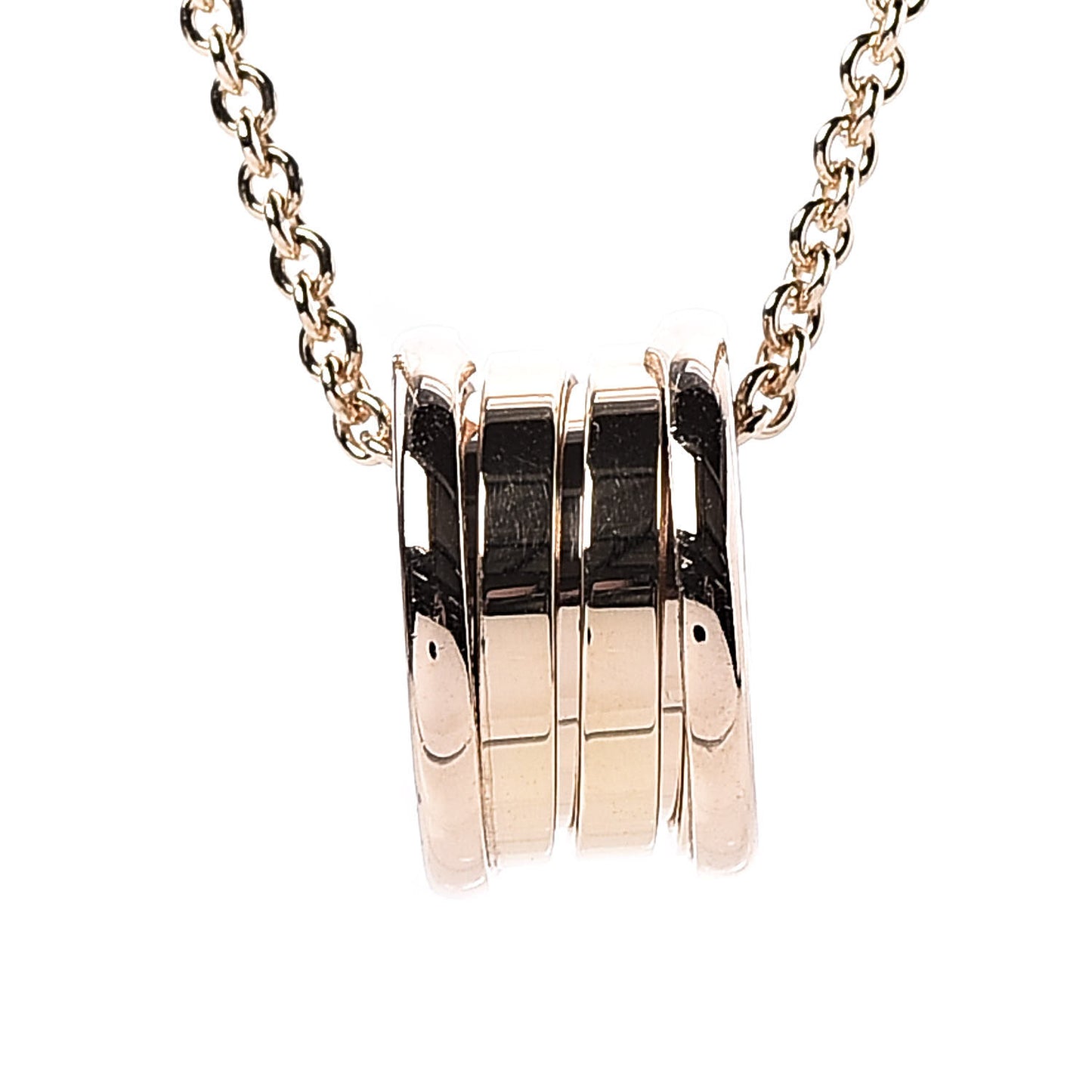 18K Rose Gold B.Zero1 Pendant Necklace