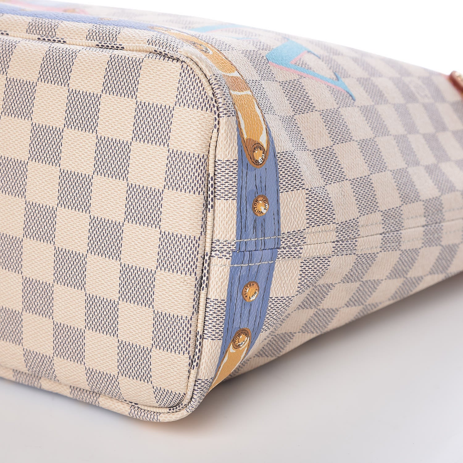 Louis Vuitton Damier Azur Summer Trunks Neo Neverfull MM 14 of 14