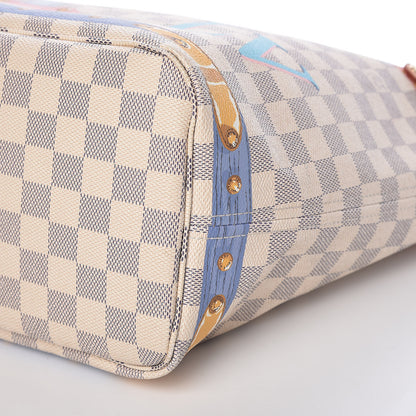 Louis Vuitton Damier Azur Summer Trunks Neo Neverfull MM 14 of 14