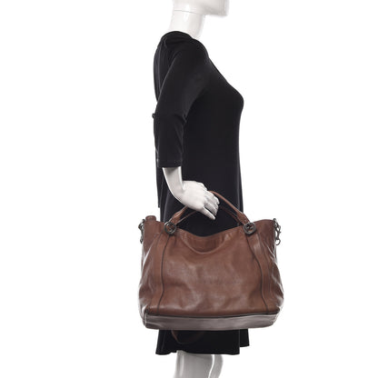 Gucci Pebbled Calfskin Medium Miss GG Top Handle Bag Light Cuir 3 of 14