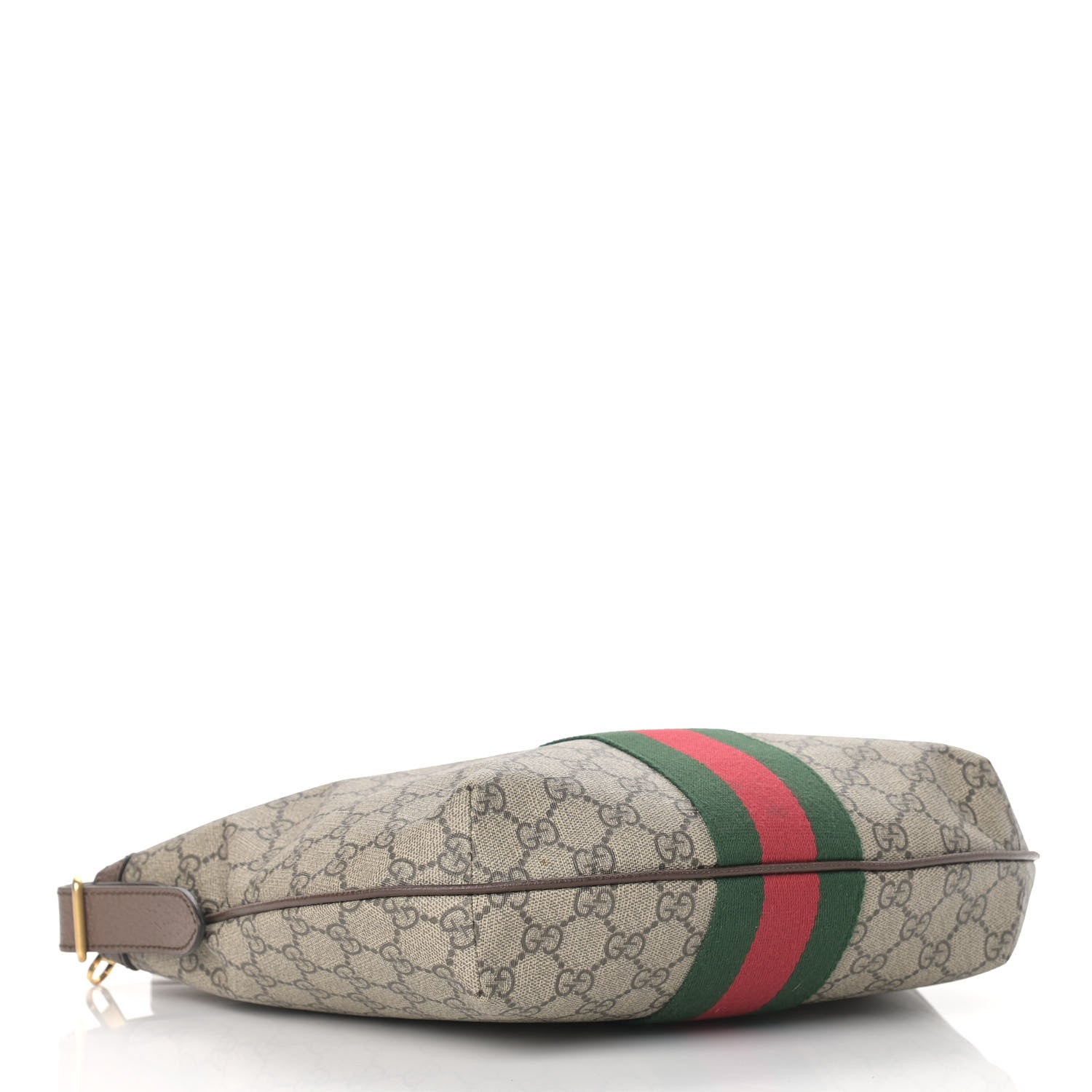 Gucci GG Supreme Monogram Web Small Ophidia Half Moon Hobo Brown 4 of 10