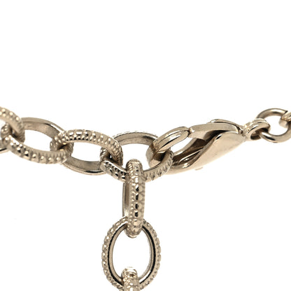 Chanel Pearl Crystal CC Short Necklace Gold 4 of 5
