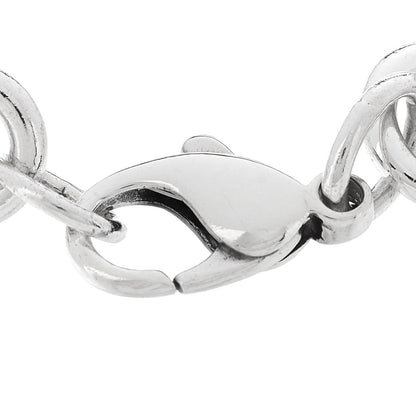 Tiffany Sterling Silver Heart Tag Charm Bracelet 3 of 5