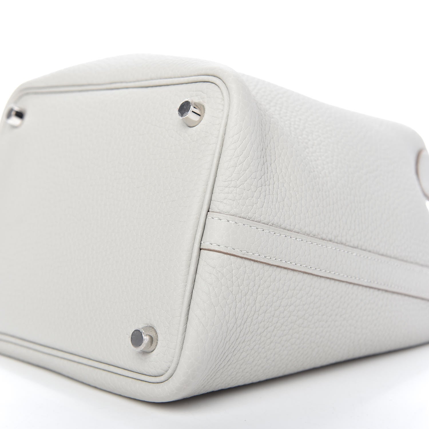 Hermes Taurillon Clemence Picotin Lock 18 PM Gris Perle 7 of 10