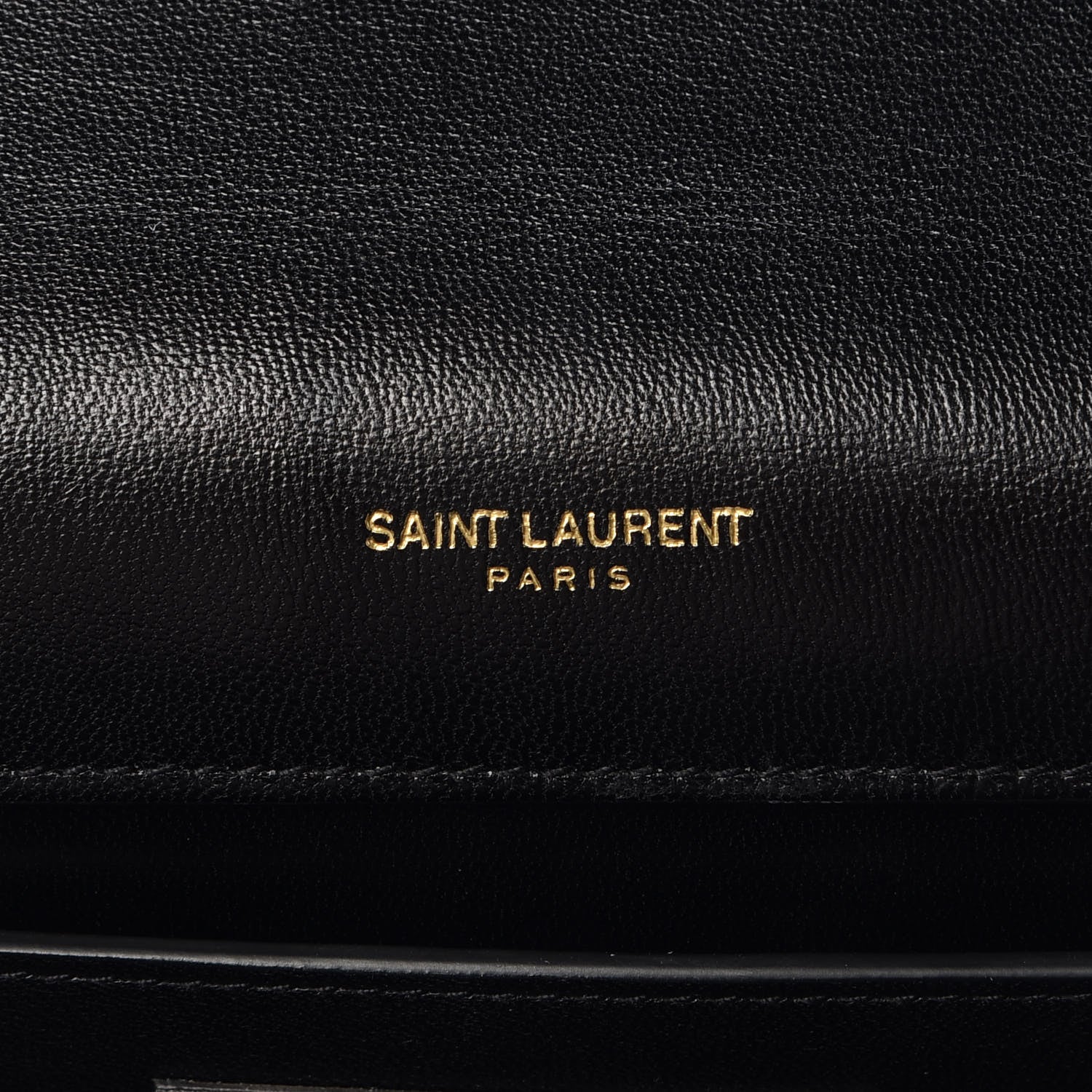 Saint Laurent Suede Crystal Medium Classic Monogram Kate Satchel Black 6 of 15
